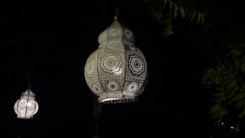 Outdoor lantern Stock Footage 138583497