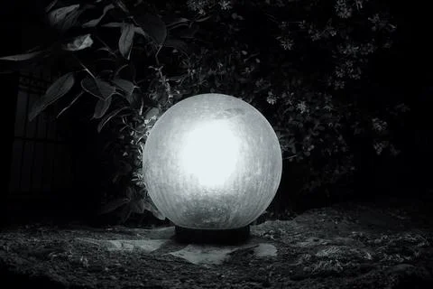 Outdoor light at night Stock-Fotos