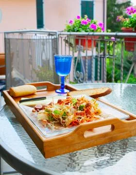 Outdoor lunch Stock Photos