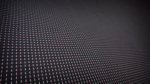 Outdoor modular LED panels on the stage Video stock 89828897