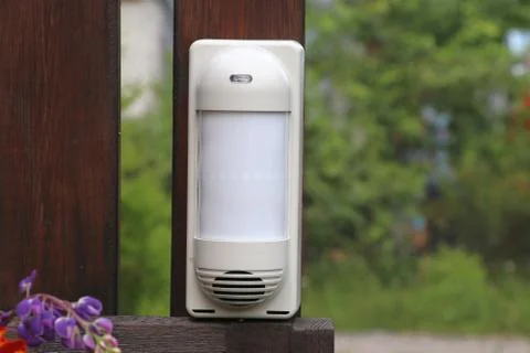 Outdoor Motion Detector Fotos Stock