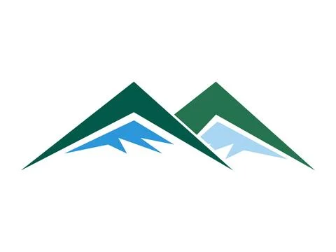 Outdoor Mountain Adventure Vector Icon Vector Design Stock Illustration