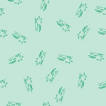 Outdoor photography spring glyph vector seamless pattern Stock Illustration