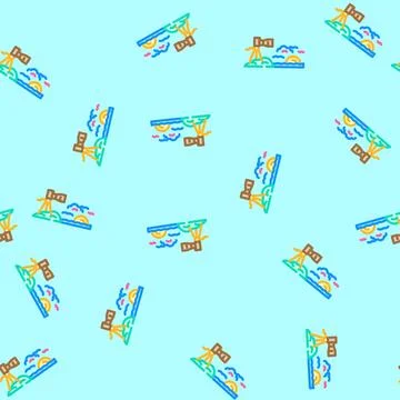 Outdoor photography spring vector seamless pattern 스톡 일러스트