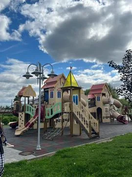 Outdoor Playground Foto stock