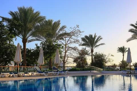 Outdoor pool Foto stock