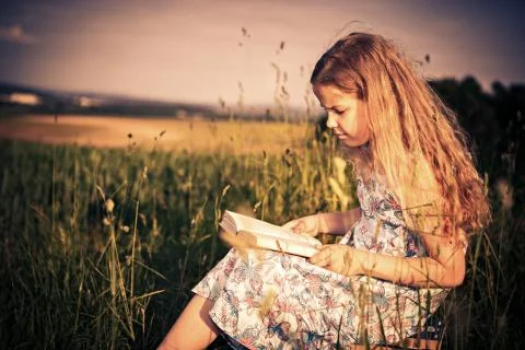 Outdoor reading Stock Photos