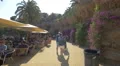 Outdoor restaurant in Park Guell, Barcelona 4k or 4k+ Resolution