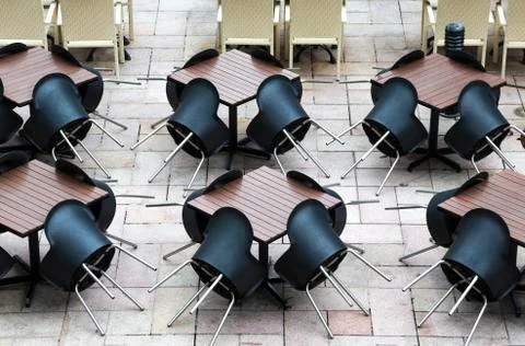 Outdoor restaurant Stock Photos