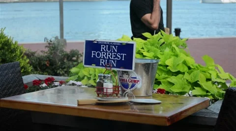 Outdoor Restaurant Time-Lapse Stock Footage 59133552