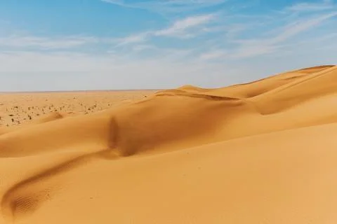 Outdoor sand pattern dune oman old desert rub al khali Stock Photos