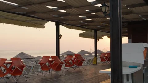 Outdoor Seating Area Stock Footage 339707128