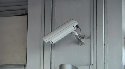 Outdoor security camera. Stock Footage 32347473