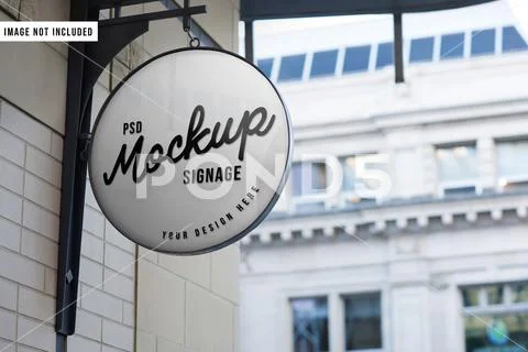 Outdoor Sign PSD Template