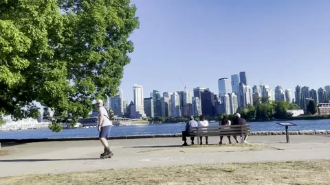 Outdoor Skating Video stock 245224030