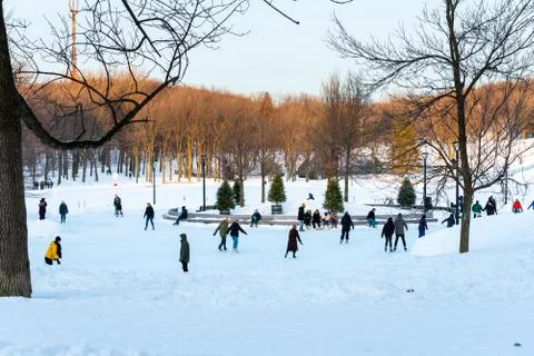 Outdoor skating Stock Photos