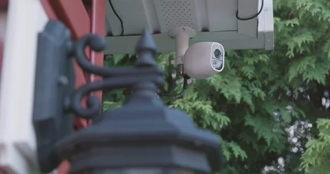 Outdoor Smart Home Security Camera Vídeo Stock 92379805