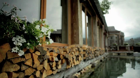 Outdoor Spa Area Video stock 36052386