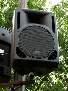 Outdoor speaker Stock Photos