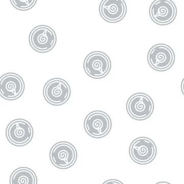 Outdoor spring thermometer glyph vector seamless pattern Stock Illustration