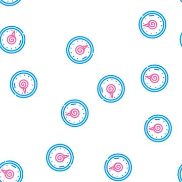 Outdoor spring thermometer vector seamless pattern 스톡 일러스트