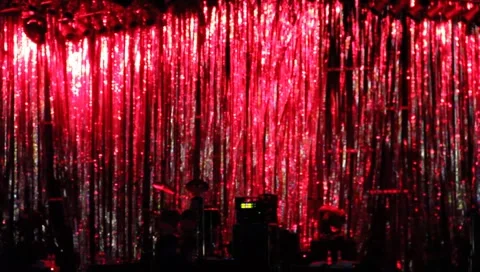 Outdoor stage colored background Stock Footage 6927574