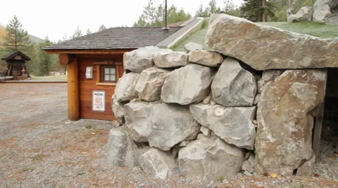 Outdoor Stone Chamber Stock Footage 40810728