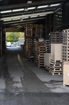 Outdoor storage facility Stock Photos