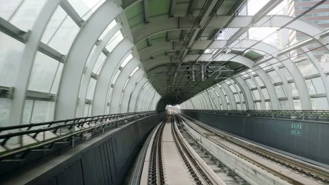 Outdoor Subway View. Daytime. Stock Footage 73356835
