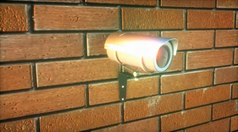 Outdoor surveillance camera Stock Footage 33177944