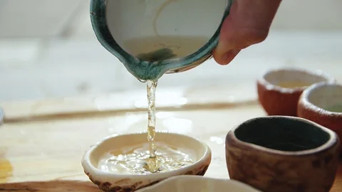 Outdoor tea party Stock Footage 128172558