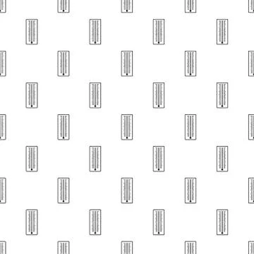 Outdoor thermometer pattern seamless Stock Illustration