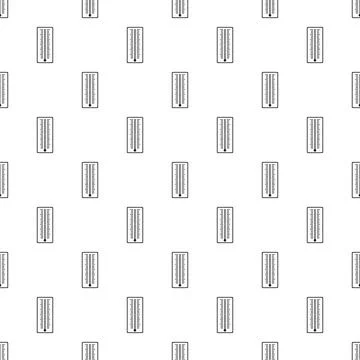 Outdoor thermometer pattern seamless Stock Illustration