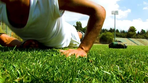 Outdoor training 11 Video stock 89481842