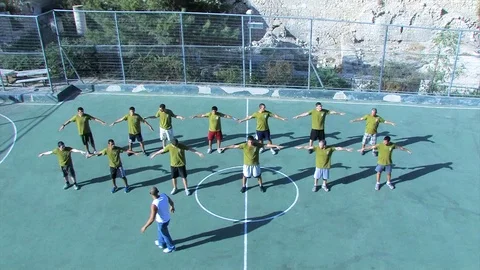 Outdoor training 15 Video stock 89481886