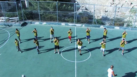 Outdoor training 16 Video stock 89481877