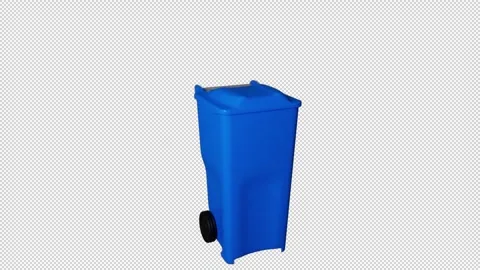 Outdoor Wheelie Bin Video stock 320627342