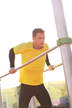 Outdoor workout Stock Photos