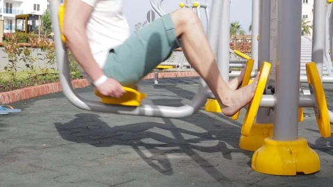 Outdoor workouts concept Vídeos de archivo 76478627