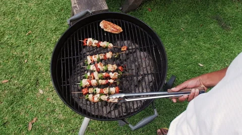 Outdoors cooking fire Video stock 58282174
