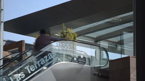 Outdoors Escalator Stock Footage 49662141