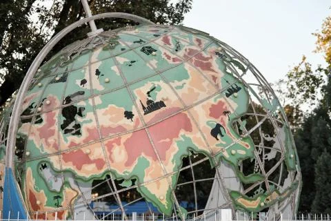 Outdoors globe model, Stock Photos