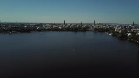 Outer alster Stock Footage 90692281