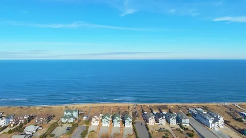 Outer Banks Aerial Video Stock Footage 329257686