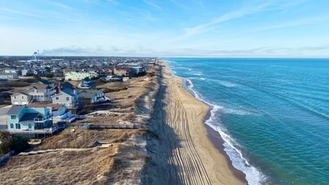 Outer Banks Aerial Video Stock Footage 329257761