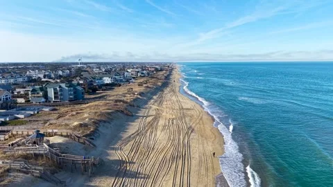 Outer Banks Aerial Video Video stock 329257763