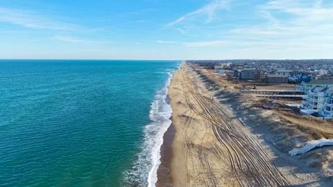 Outer Banks Aerial Video Stock Footage 329257765