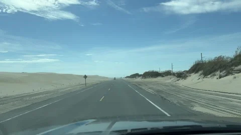 Outer Banks Driving POV Stock Footage 289213764
