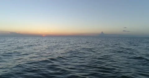 Outer banks sound during a sunset in Corolla, NC Stock Footage 134911171