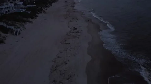 Outer Banks Sunset on the Beach Stock Footage 277016046